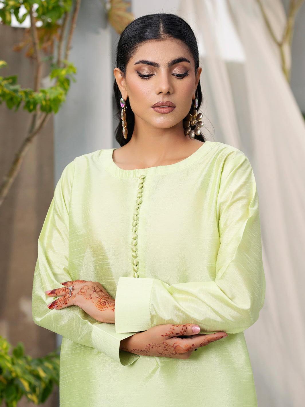 Pista Indian Raw Silk Co-Ord