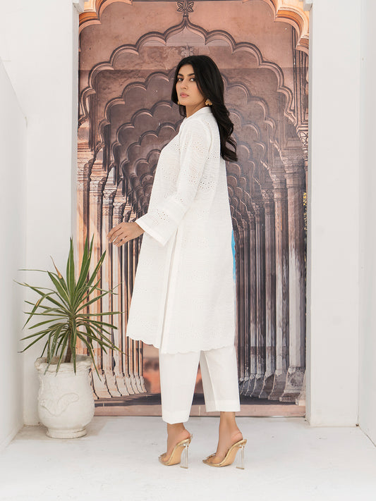 White Chicken Kari Suit
