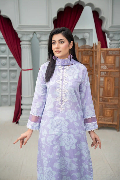 Laleh - 3PC Printed Polysilk Suit